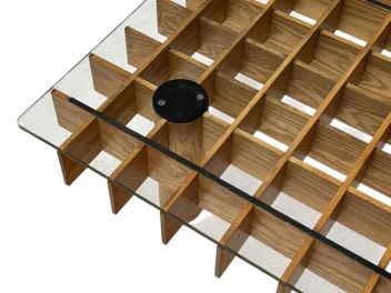 XL Kyoto Graphic Coffee Table by Gianfranco Frattini for Ghianda / Knoll, 1974